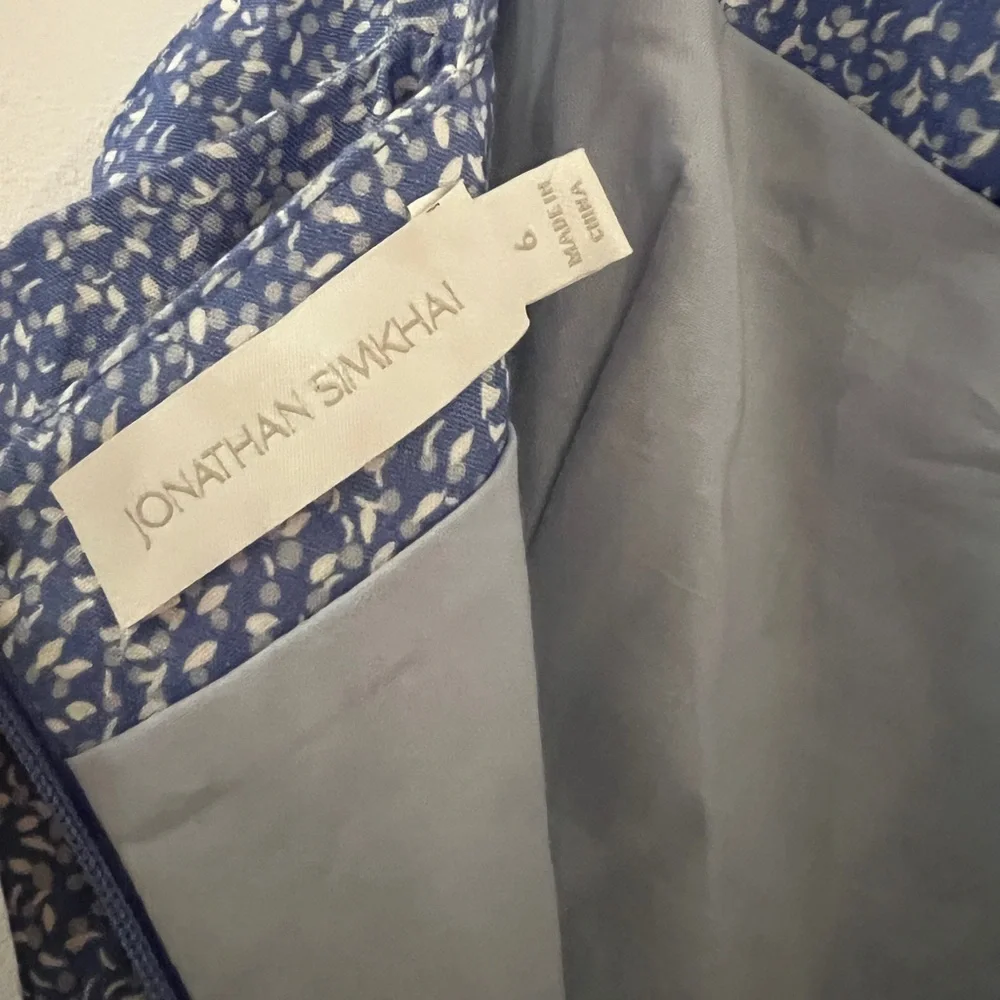 NWOT Jonathan Simkhai Layla Harper Blue Polkadot Jumpsuit size 6 - Picture 6 of 12